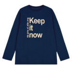 Μπλούζα βαμβακερή μακό keep it now