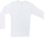 Φανελάκι μακρυμάνικο λευκό unisex