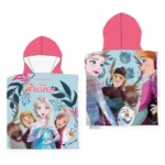 Πετσέτα θαλάσσης πόντσο με μικροΐνες Frozen