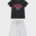 Σετ Chicago με μαύρη μπλούζα