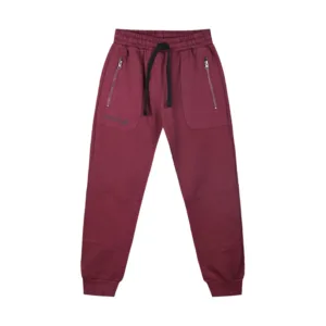 Παντελόνι φόρμας από αχνούδιαστο φούτερ sangria