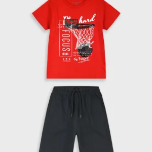 Σετ με κόκκινη μπλούζα 13-226013-0