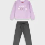 Φόρμα happy mood 15-126389-0 ανθρακί παντελόνι