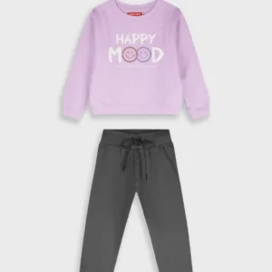 Φόρμα happy mood 15-126389-0 ανθρακί παντελόνι